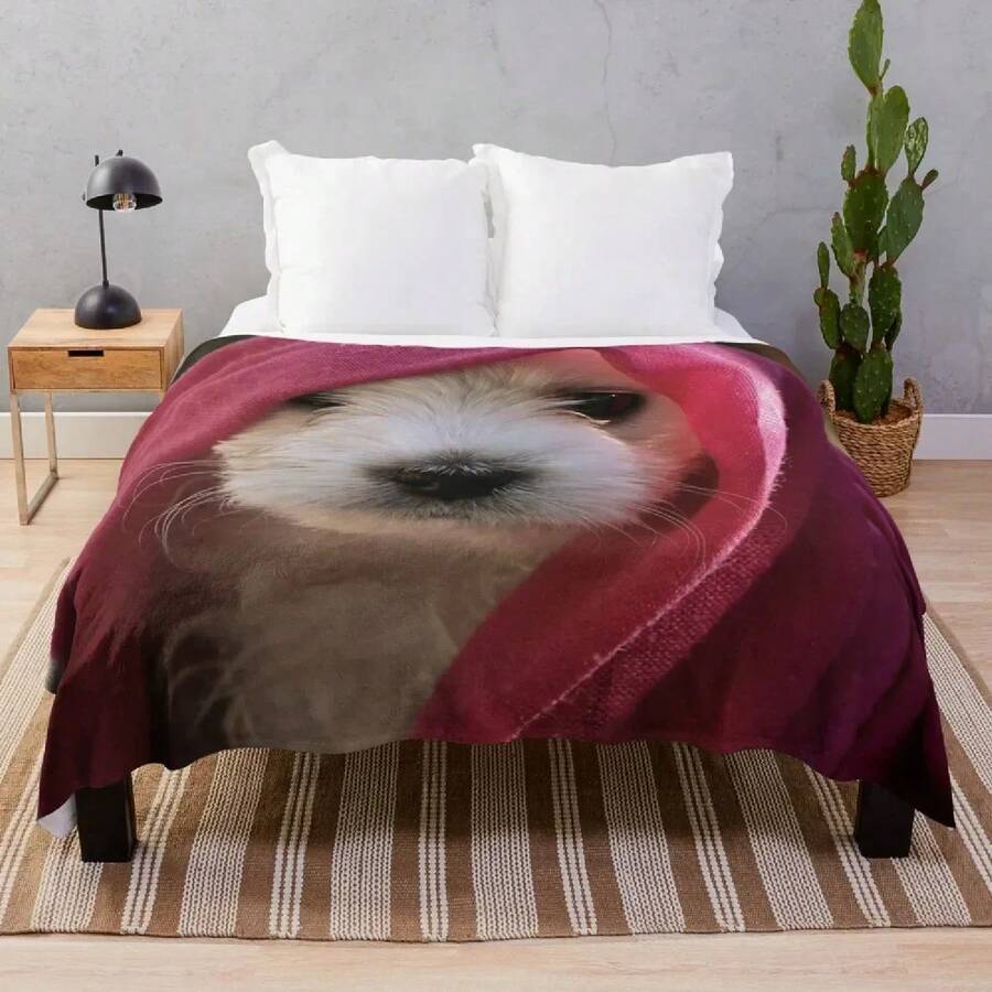 ~ Bichon Throw Blanket manga Beach Blankets - 1 - Ver 1