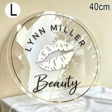 Custom Acrylic Business Signage, Gold Lettering And Edging, Hair Salon Decoration, Acrylic Signage, Hair Salon Signage, Business Signage, Personalized Acrylic Plaques, Office Wall Decorations, Address Signs, Office Decorative Signage. - Multicolor - View 15