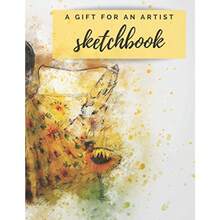 SketchBook- A gift for an Artist: 120 blank paper for drawing painting and sketching 8.5" * 11"_ matte cover - como en la imagen - Ver 2