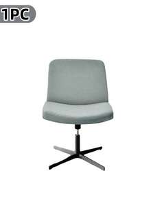 Armless Office Chair Cover - Colorful Stretch Chair Slipcover, Fits Armless Office Chair, Cross-Back Wide Chair Cover, Stretch Jacquard Swivel Computer Chair Cover, Suitable For Home Office, Soft Fitted Universal Office Rotating Chair Cover, Armless Chair Cover, Armless Desk Chair Cover, Modern Vanity Chair Cover, Wide Seat Computer Chair Cover, Mid-Back Decorative Waterproof Chair Cover - Multicolor - View 26