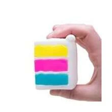 Sensory Squishy: Soft Pressure Relief Toy Stress And Relaxation - 冰淇淋 玫瑰紅色 - 查看 4
