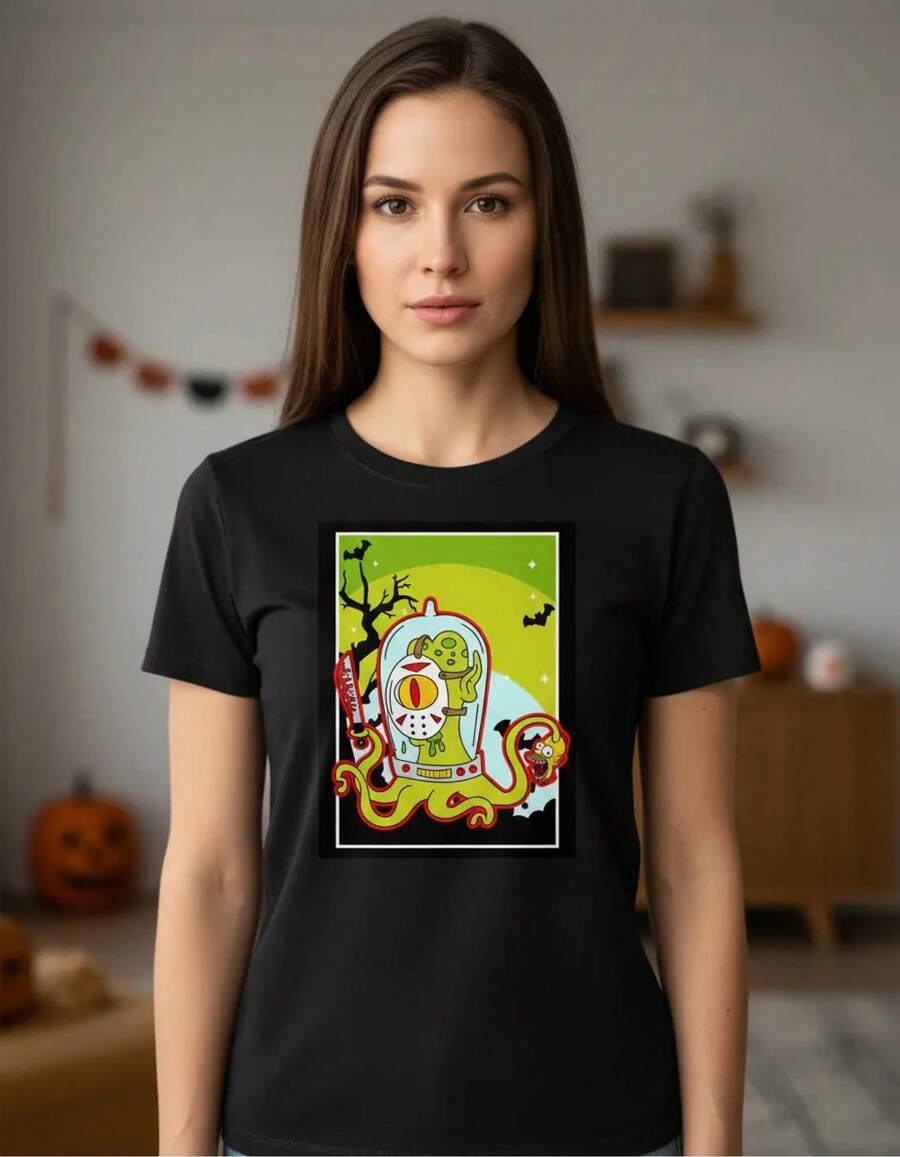 Playera Simpsons Halloween Ms1830 - Negro - Ver 1
