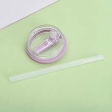 1 nắp đậy có ống hút thay thế, phù hợp với cốc 40oz, nắp trong suốt chống rò rỉ mới, phụ kiện cốc chống tràn. - Nhiều màu - Xem 2