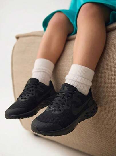 Nike Revolution 6 Kids Sneaker Black / Dark Grey / Black DD1096-001