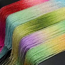 Dây hạt pha lê nhọn màu tím gradient dài 36cm, thích hợp làm vòng cổ, vòng tay, thêu, trang sức DIY. - màu sắc ngẫu nhiên - Xem 6
