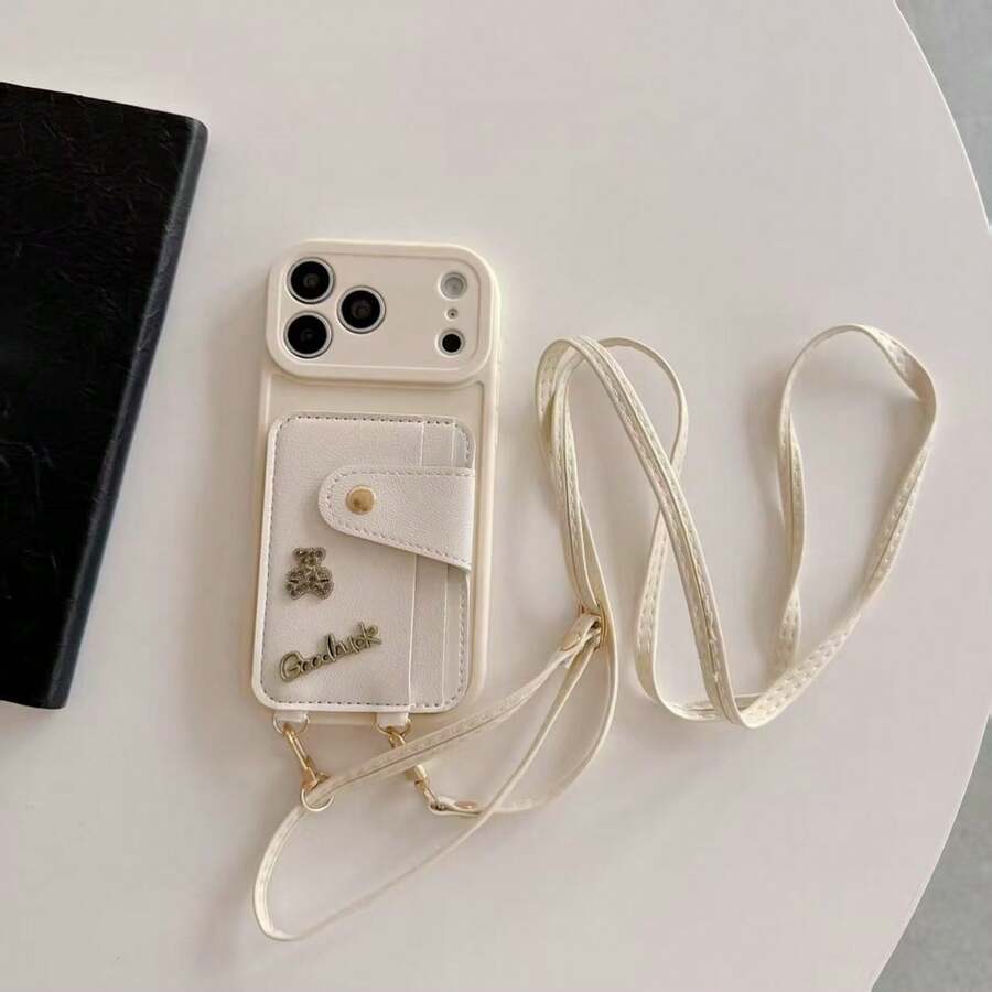 1 chiếc ốp lưng chống sốc hình gấu hoạt hình màu be, phù hợp với dòng sản phẩm Apple, ốp bảo vệ điện thoại Apple. Ốp điện thoại, vỏ bảo vệ điện thoại, bao điện thoại, ốp chống sốc, ốp điện thoại, ốp điện thoại tối giản, ốp điện thoại màu trơn, ốp điện thoại màu đen, ốp điện thoại chống sốc TPU (ốp điện thoại có khe đựng thẻ) - Màu be - Xem 1