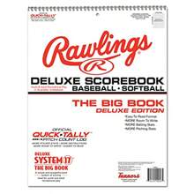 'Rawlings SYSTEM-17 Deluxe System Baseball/Softball Scorebook Extra-Large 11''x14''' - Multi - Ver 2