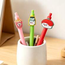 Bút bi hình đồ ăn dễ thương, bút viết thiết kế sushi và pizza Kawaii. - Nhiều màu - Xem 3