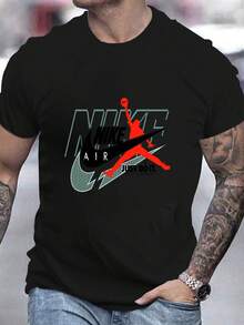 Men T-Shirts - 黑色 - 查看 6