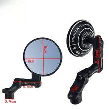 Mecha Style Retro Rearview Mirror, Bafute Motorcycle Rearview Mirror, Aluminum Alloy Rearview Mirror, Electric Vehicle Rearview Mirror, With Mirror Mount, Motorcycle Modification Rearview Mirror, Anti-Glare Rearview Mirror, Universal Rearview Mirror, Suitable For Motorcycle Modification - A - View 4