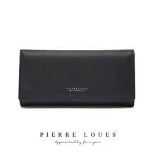 Simple Women's Wallet, Large-Capacity Multifunctional Clutch Bag,-Pattern Ladies' Wallet - Black - View 1