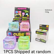 Squishy Stress Relief Toy, Slow Rebound Malt Cube, Creative Vent Toy - Multicolor - View 9