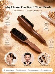 2035hairbrushes 捲髮定型梳，捲髮理順造型梳，抗毛躁減少斷裂，不拉扯，定義捲度，適合男士女士兒童，所有捲髮類型 3A-4C，沙龍旅行使用，返校假期禮物，美髮護理工具 - 彩色 - 查看 9