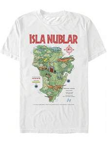 Parque Jurásico Isla Nublar para Hombre - Blanco - Ver 1