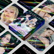 127/124張 K-POP BLACK P1NK 3rd Mini Album DEADLINE 照片卡，JENN1E、R0SÉ、L1SA、JIS00 周邊 LOMO 小卡，雙面收藏卡，完美粉絲禮物，裝飾收藏支持卡冊，粉絲見面會必備卡片 - 黑色 - 查看 2