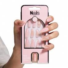 BAZE PENTRU UNGHII 24 buc/set Unghii roz Unghii migdalate Unghii lungi Gel de unghii Unghii false French Ombre Gradient cu flori roșii și trandafiri Unghii false Vârfuri unghii migdalate Potrivite pentru birou - Stil neutru Glam | Unghii japoneze lucrate manual, pentru întâlniri și look-uri profesionale Decor de sărbători Unghii false de sărbători 1 pilă de unghii mini și 1 foaie de file adezive Cadou pentru femei și fete Nail Art prin presare - Multicolor - Vizualizare 10