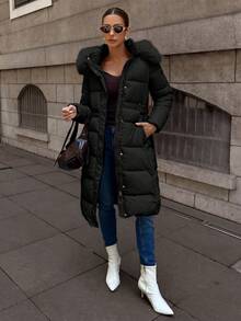 جاكيت خارجي خفيف الوزن للنساء من Giolshon Fashion مع جيوب، مناسب لجميع الفصول، أنيق وبسيط - الأسود - مشاهدة 3