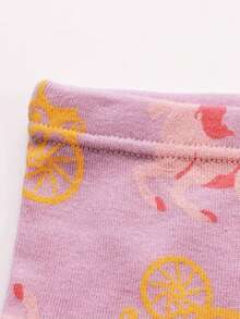 6pcs/Pack Young Girl Cartoon Print Soft Underwear - Coral Pink - View 2