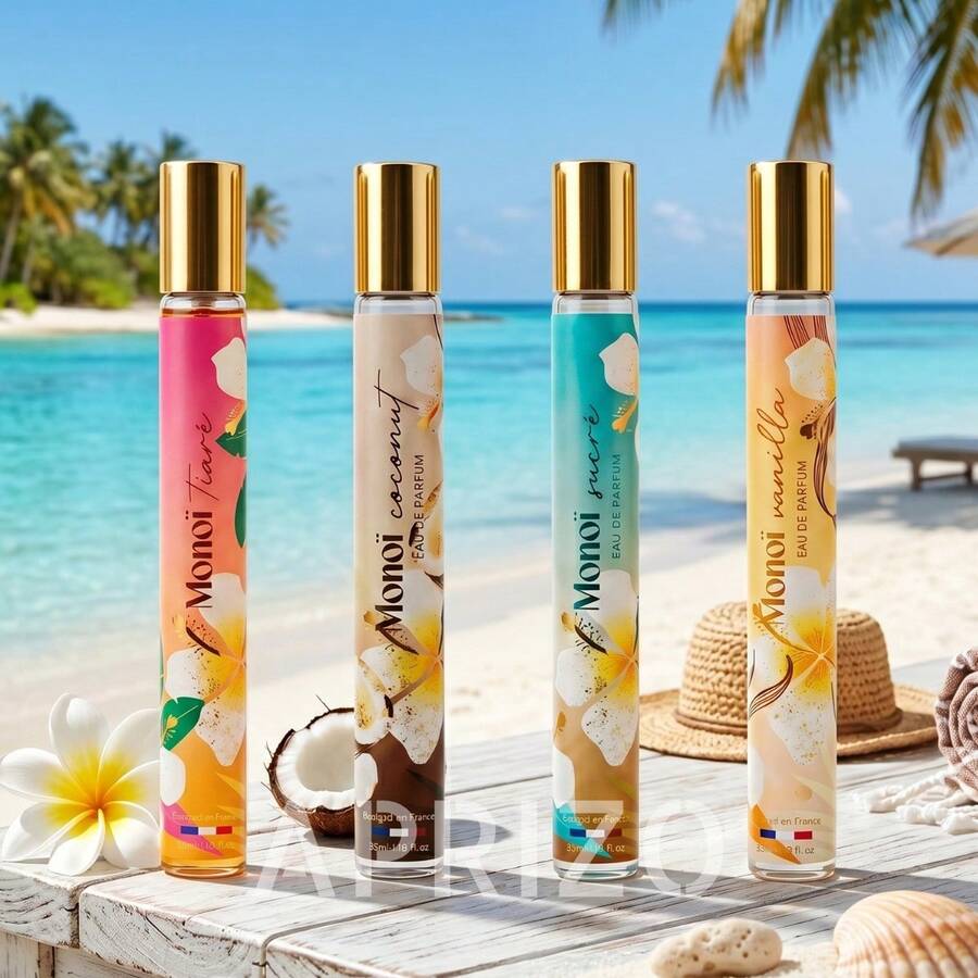 Paris Corner Perfume - Lot De 4 MonoÏ : Sucré+Tiaré+Vanille+Coconut - View 1
