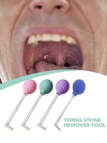 Tonsil Stone Removal Tool Kit, Includes Oral Suction Ball With Suction And Suction Cup Function, PVC Suction Ball For Fresh Breath - Multicolor - View 10