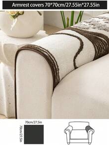 1 vỏ đệm sofa dùng được cả bốn mùa, kiểu dáng hiện đại tối giản, chống trượt, chống bụi và có thể giặt được, màu nâu tươi mới và thời trang, mềm mại và không phai màu, thân thiện với thú cưng, phù hợp với sofa hình chữ L và sofa 1/2/3/4 chỗ ngồi. - màu nâu - Xem 17