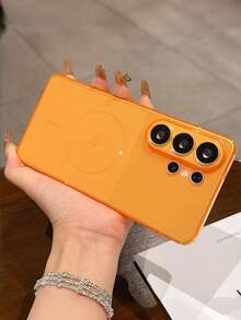 适用于三星 Galaxy S26 Ultra S25 S24 Plus S25FE 的透明 TPU 超薄软壳，防震磁吸透明保护套 - 黑色 - 查看 3