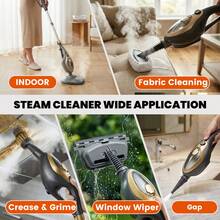SUPERLEX 15-In-1 Steam Mop, 1500W Detachable Handheld Floor Cleaning Steam Machine, 16-Foot Power Cord, 2 Washable Mop Pads, Multi-Surface Steam Cleaner Suitable For - UK Plug(220-240V) - View 5