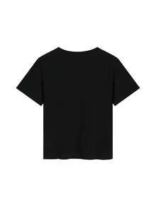 Women T-Shirts - Black - View 3