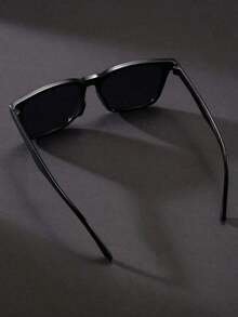 Unisex Y2K Style Oversized Square - Fashionable Beach Driving Glasses, Street Style Accessories To Pair With Sweaters, Jackets, And Cargo Pants X50B - màu đen - Xem 4