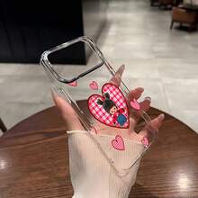 スマホケースインスタ風 ワンポイント ユニセックス スマホケース 大人可愛い  インスタ映え 17pro/17/11/12/13/14/15/15Pro/15PluS/15Pro Max/16/16Pro/16PluS/16Pro Max/MIN/X/XR 対応 フルカバー PC 防汚れ 耐落下  超薄軽量 - 透橙 - チェックする 2