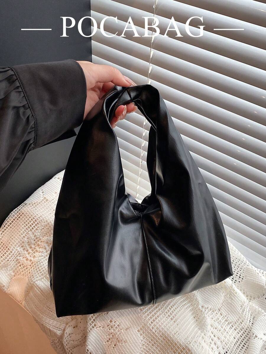 Tas Tote Besar Modis untuk Wanita, Tas Bahu Desain Baru, Tas Tangan Bergaya