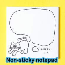 Cute Cat Square Sticky Notes - Lively Cat Design - Suitable For Office, School And Home Storage; Cat Themed Stationery - one-size - View 13