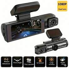 Dual Lens 1080P Car Camera (No Card) - Description In Spanish For Mexico - A - View 1