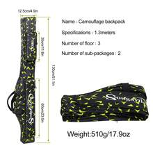 SOUGAYILANG Túi đựng dụng cụ câu cá chuyên nghiệp 57 CM - Chống thấm nước, có dây đeo vai đệm, quai xách, khóa kéo đôi và túi bên hông. - màu xanh lá - Xem 4