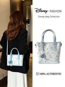 Disney 迪士尼吊坠印花手提袋 - 卡通图案单肩包，休闲时尚手提包，生日礼物 - 彩色 - 查看 12