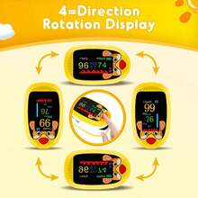 Rechargeable Pulse Oximeter - Sarı - Görünüm 9