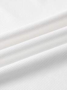 1 chiếc áo tank top nam màu trắng, chất liệu co giãn, không tay, kiểu dáng ôm sát, mềm mại và thoáng khí, thích hợp cho kỳ nghỉ hè, mặc hàng ngày, tập gym, có thể mặc lót bên trong. - trắng - Xem 10