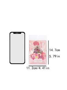100pcs/Pack Vintage Floral Theme Stickers For Scrapbooking, Creative Aesthetic Decorative Stickers, DIY Craft Materials, Holiday Gifts, Personalized Scrapbook School Supplies Scrapbook Supplies - 4. Warmth and Logistics Year - View 11
