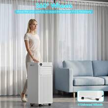 Havato 8000BTUs Portable Air Conditioner For Bedroom With Drainage-Free Cooling, 4 In 1 Portable AC Units With Cool, Fan, Dehumidifier, Sleep, 24H Timer/Remote/Window Kits - US A Type Plug(110-127V) - View 8