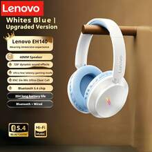 Lenovo EH140 無線藍牙電競耳機 1入，2026升級低延遲遊戲調音，長距離穩定無線連接，40MM大音訊單元強勁低音，隔音入耳式耳機，適合手機遊戲、音樂播放與日常線上通話 - 彩色 - 查看 16