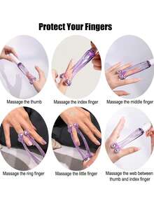 Bộ 2 dụng cụ lăn massage đa năng dùng cho ngón tay và lòng bàn tay, thích hợp làm quà tặng cho các dịp lễ, sinh nhật, Lễ Tạ ơn, trường học, học kỳ mới, du lịch, gia đình, spa, massage và các dịp khác. - Nhiều màu - Xem 7