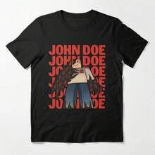 John Doe Forsaken Robloxs Essential T-Shirt 2026 New Style Short Sleeve Classic T-Shirt Soft Cotton Casual Top Streetwear Unisex Gift For T-Shirtns - Black - View 5
