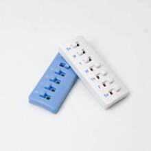 1pc Creative Portable Pill Reminder & Tracker Tool, One Week Medication At A Glance, Smart Dosing Box With Switch Reminder - Multicolor - View 10
