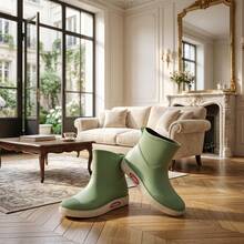 Women Rain Footwear - Green - View 8