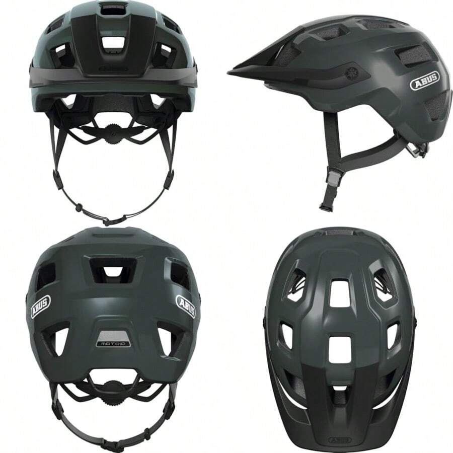 ABUS MOTRIP Casco de Bicicleta Unisex Verde Pine Green L (57-61 cm) - Verde pino - Ver 1