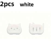 2/4pcs Portable Toothbrush Holder, Cute Cat Design, Toothbrush Protective Case For Travel And Business Trips, Portable Toothbrush Head Cover, Adorable Cartoon Design, Suitable For Home, Travel, Business Trips, Travel Essential Bedroom Holiday Accessories Stuff Cheap - Multicolor - View 7