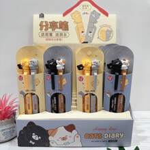 Bộ 2 bút bi hình chú chó hoạt hình thông minh mới, thiết kế dễ thương, sáng tạo, chất lượng cao, mực gốc nước. - Bộ bút bi gel 2 chiếc hình chó Dachshund (mã sản phẩm 3069) - Xem 1
