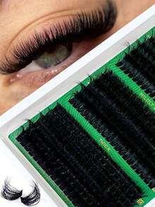 300 DIY Mink Eyelashes 60D/80D/100D Thick Single False Eyelashes, 5D Effect 0.07mm Curling False Eyelashes Suit 10-16mm Mixed Large Capacity Daily Makeup And Cosplay - View 1