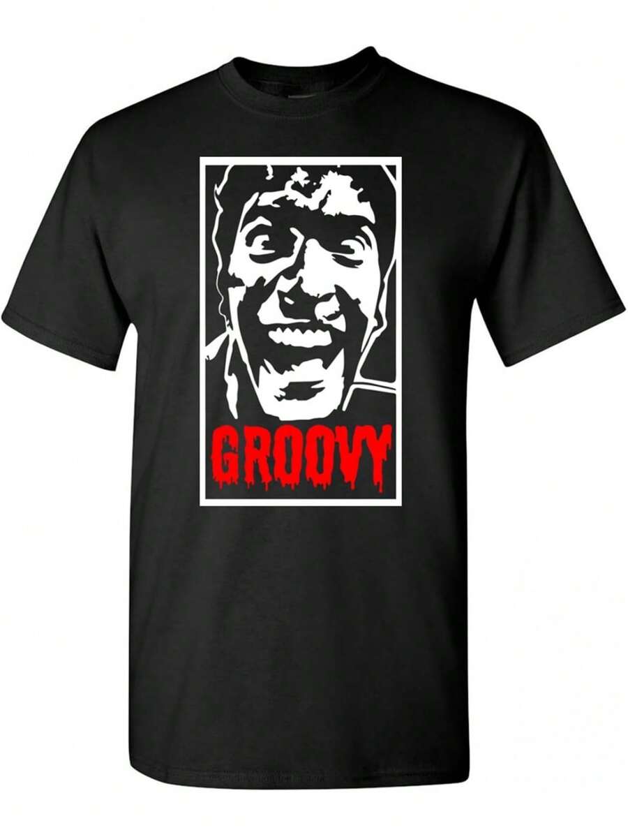 Evil Dead Groovy - Camiseta - Negro - Ver 1