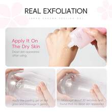 Gel làm sạch sâu, tẩy tế bào chết nhẹ nhàng chiết xuất hoa anh đào 60g, làm mịn da thô ráp, thích hợp để tẩy tế bào chết. - Nhiều màu - Xem 3
